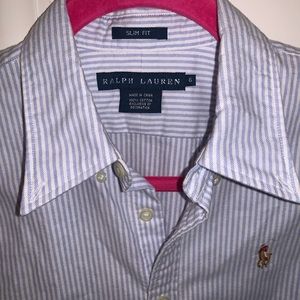 Ralph Lauren Slim Fit Button Down Top
